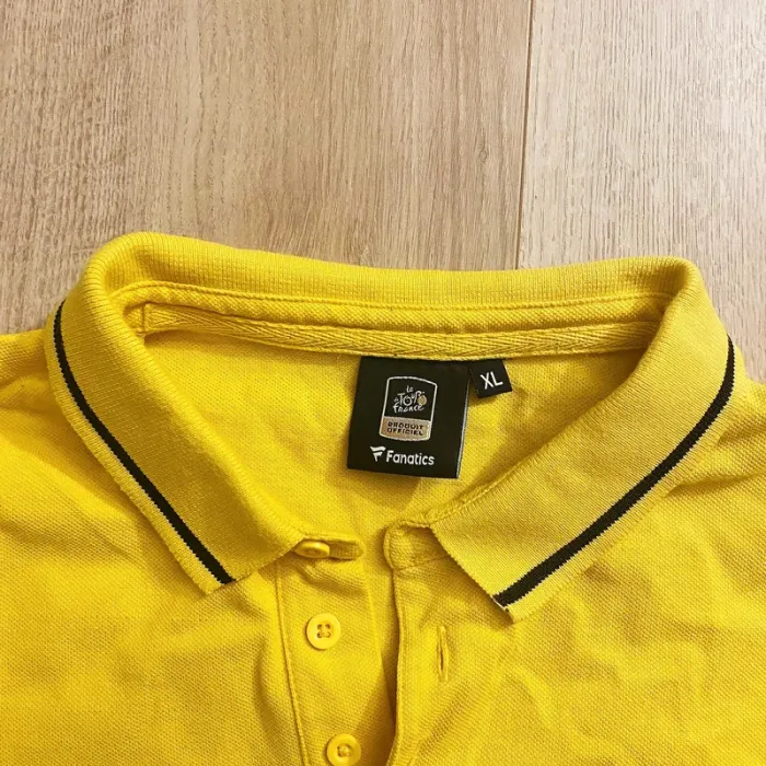 Le Tour de France Fanatics Polo Maillot Jaune Homme Cyclisme Exclusif Officiel (Taille XL) - photo numéro 5