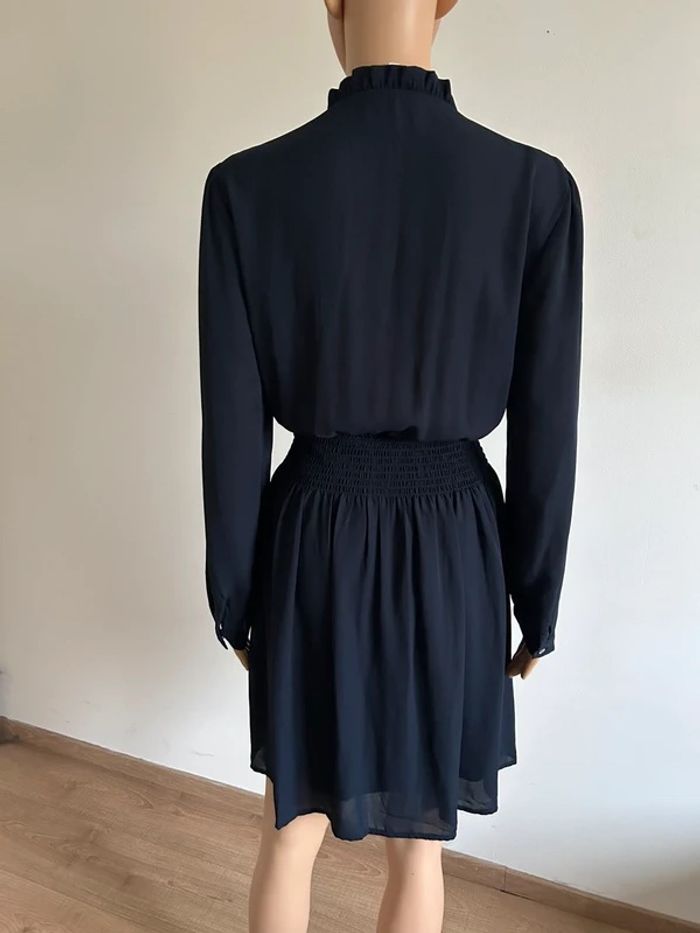 Robe bleue marine à manches longues Morgan taille 40 état satisfaisant (avec défaut) - photo numéro 5