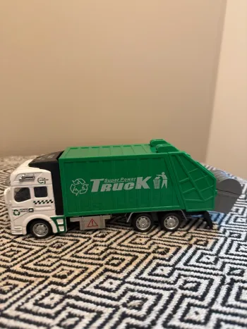 WDK Partner - Yf1610048 - Camion Poubelle en Métal - 3 ans et +