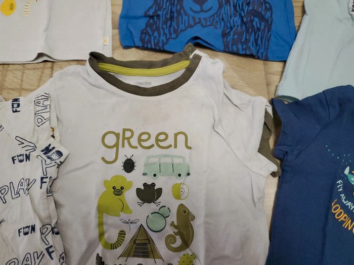 Lot 15 T-shirts 12 mois - photo numéro 8