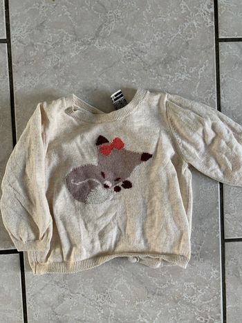 Pull fille 6 mois