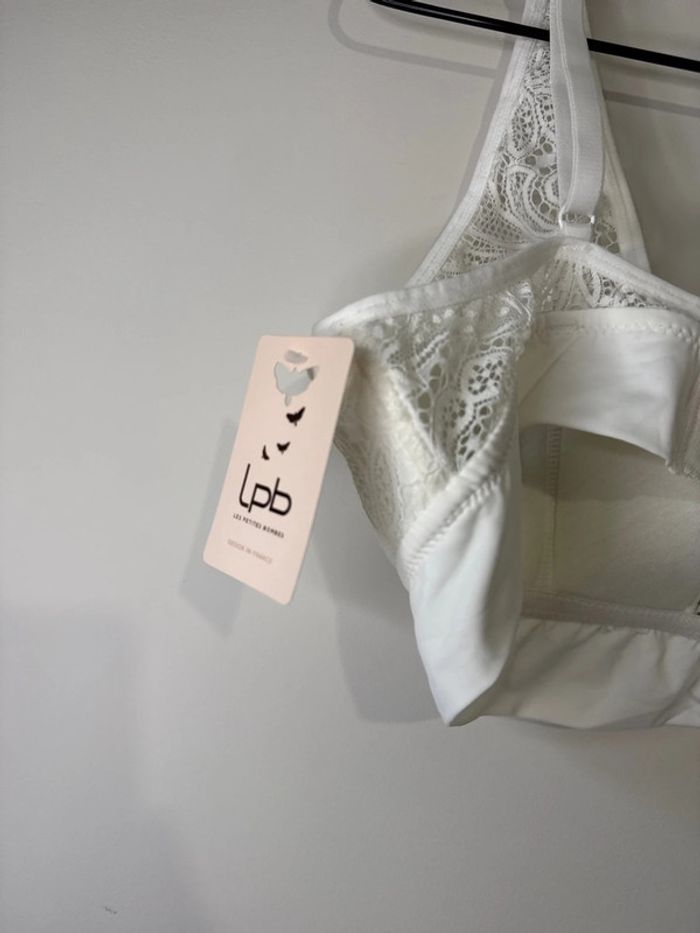 🌻👙Magnifique brassiere blanche- taille XL - Les petites Bombes - neuf avec etiquette - photo numéro 6