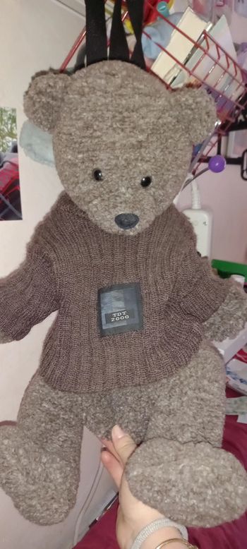 Sac à dos ours vintage marque Tdt bag