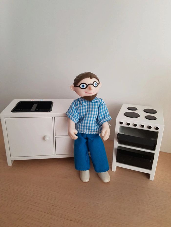Mobilier cuisine et chambre pour maison de poupée Ikea - photo numéro 10