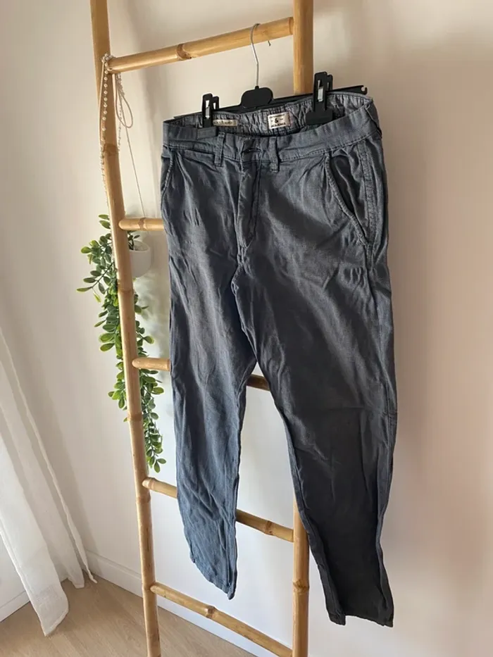 Pantalon chino gris foncé - photo numéro 2