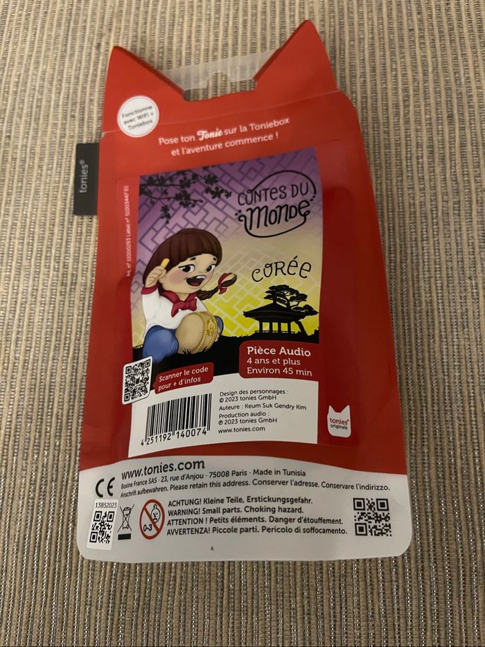Tonie contes du monde Corée