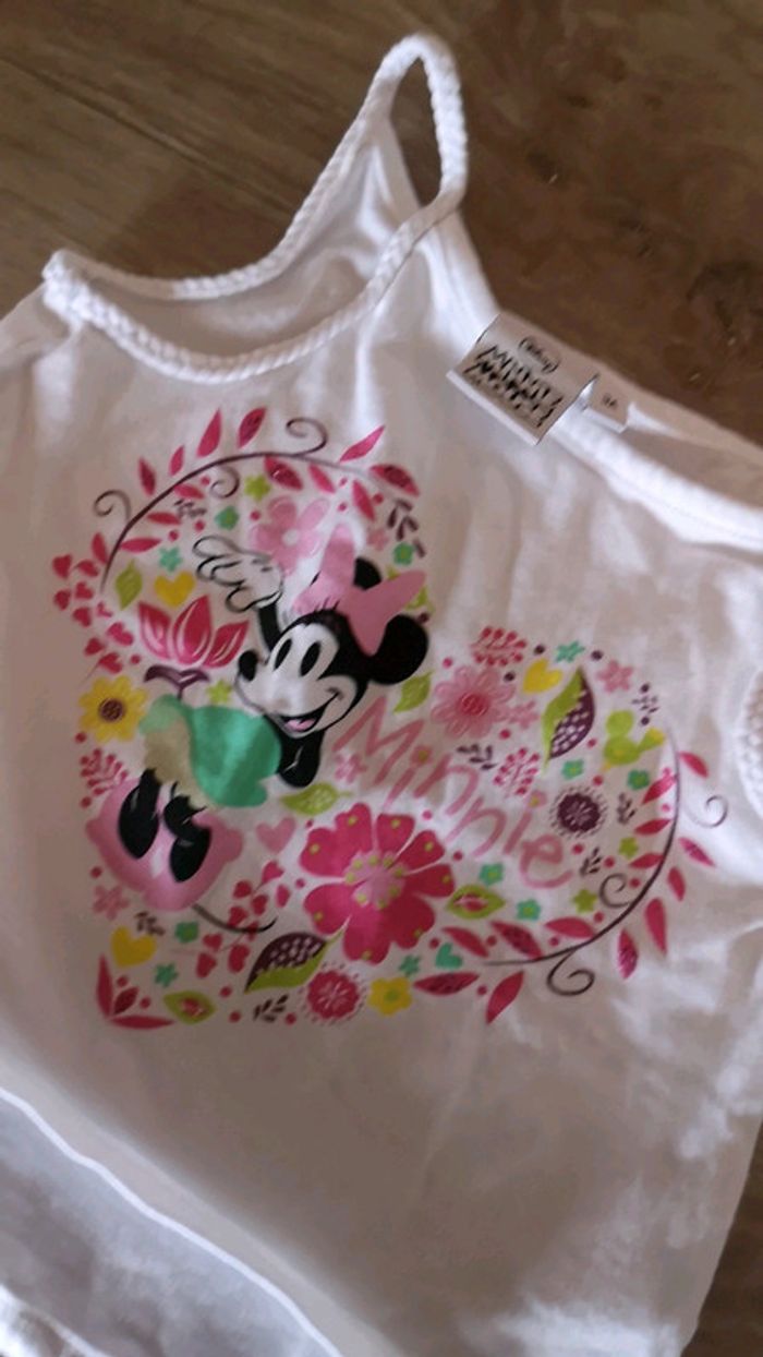 Joli débardeur Minnie Disney 3 ans - photo numéro 2