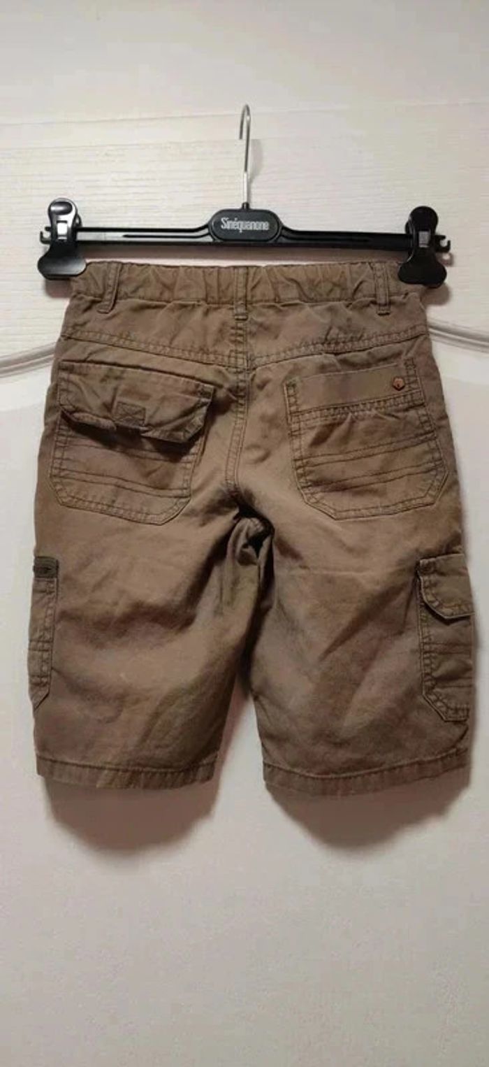 Bermuda marron kaki Kiabi 6 ans - photo numéro 2