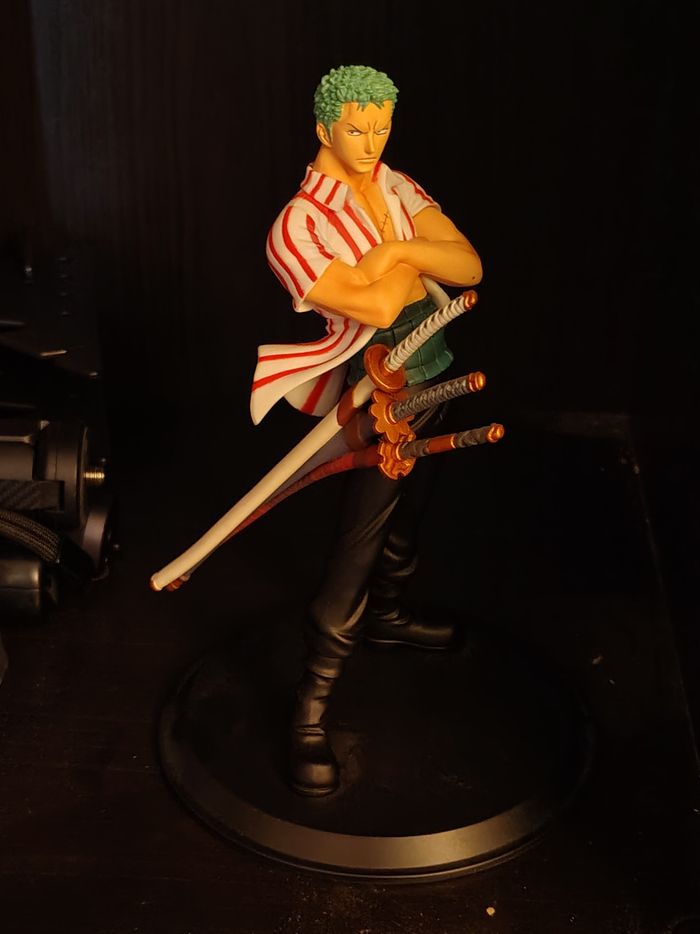 Figurine Dragon Ball X One Piece Kai DX : Roronoa Zoro (Sans boite) RARE