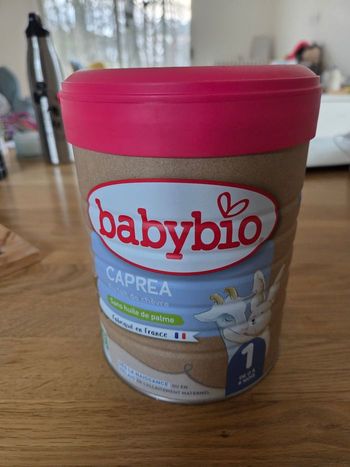 Lait babybio caprea