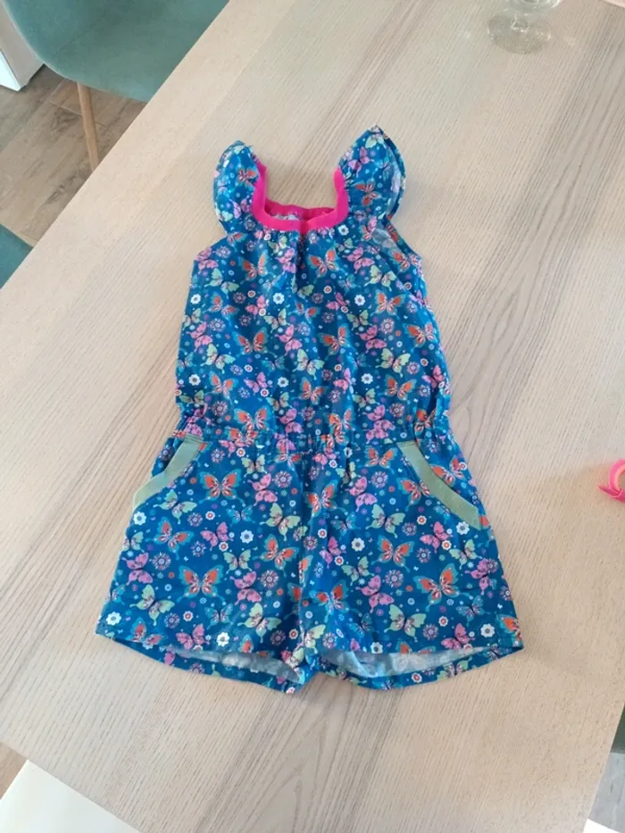 Combinaison short cousue main 6 ans