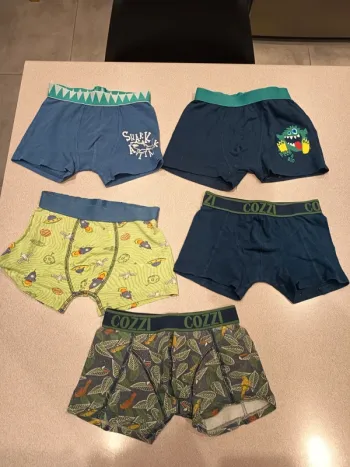 Lot de 5 boxers 5 ans