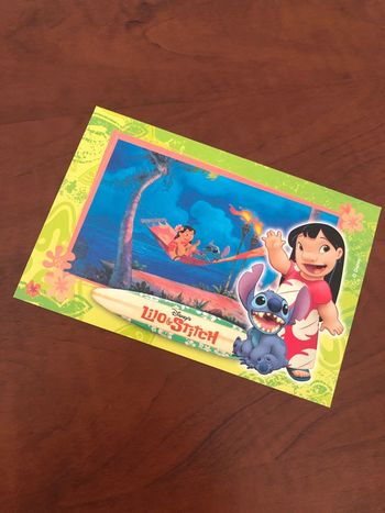 Jeu de Carte postale Lilo et Stitch Disney n3
