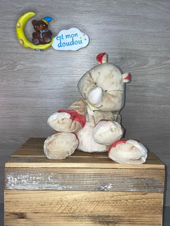 BG177 doudou rhinocéros 🦏 Bengy