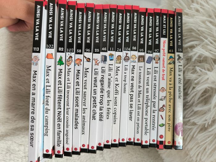 Lot livres max et Lili