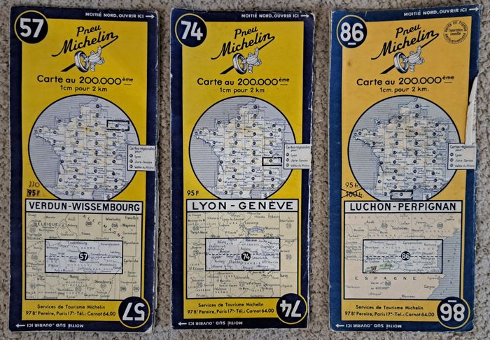 📚 Lot de 34 anciennes cartes routières Michelin et autres - photo numéro 4