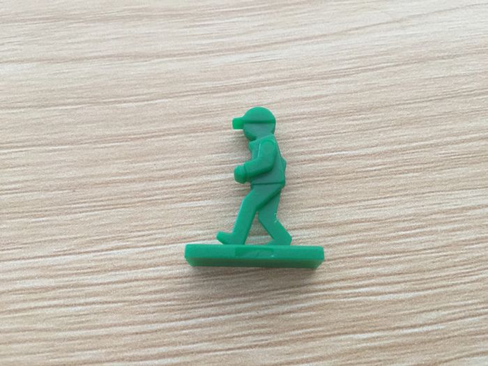 Piéton vert pièce détachée jeu de société Richesses de France édition Nathan #A42