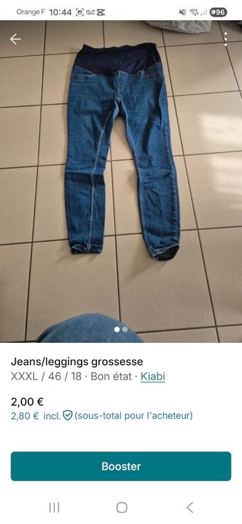 Jeans legging grossesse