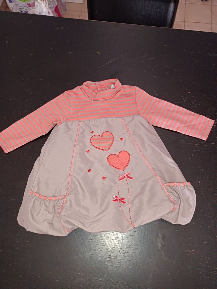 Robe manche longue fille