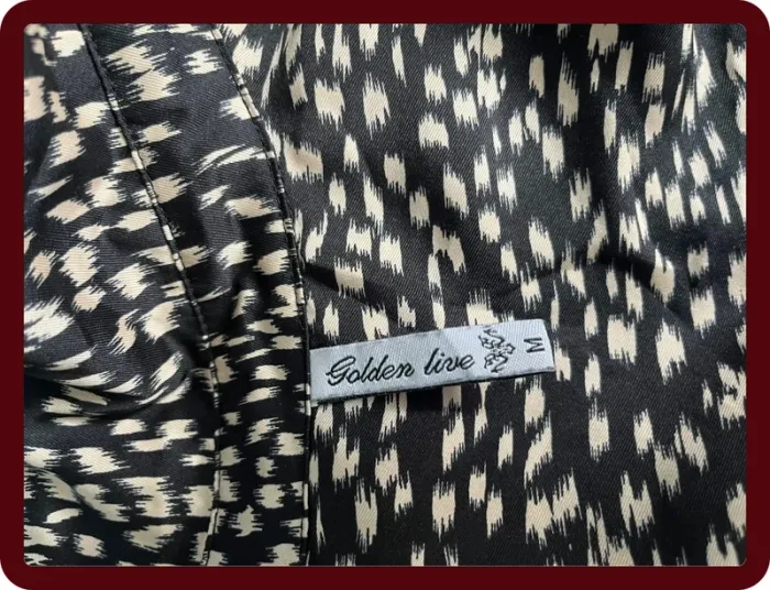 Chemise noir et beige - photo numéro 2