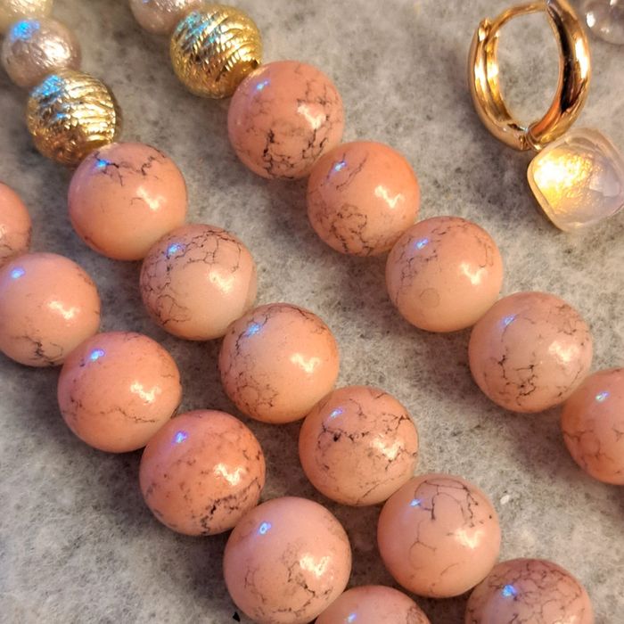 Parrurre magnifique chic rose et doré - photo numéro 6