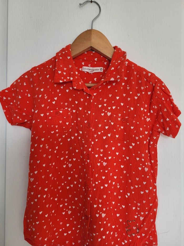 Chemise manche courte Lulu Castagnette - photo numéro 3