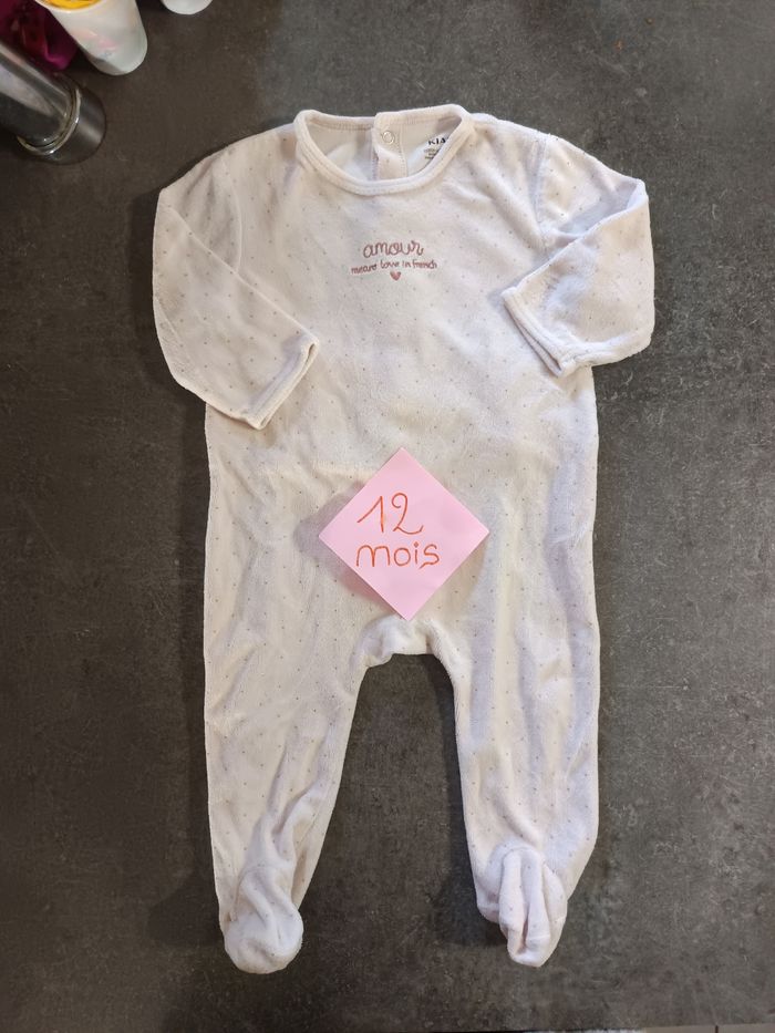 Pyjama amour 12 mois