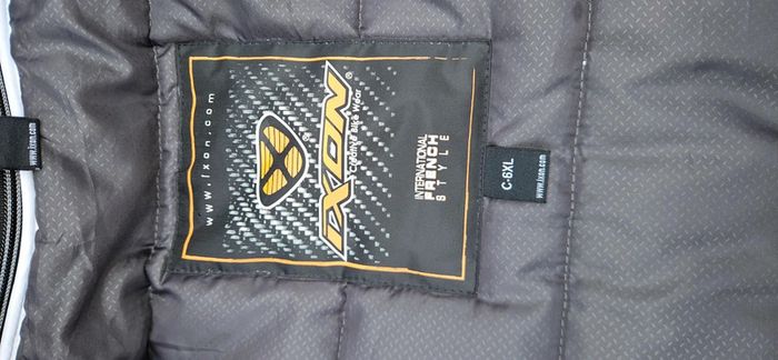 Veste de moto en tissu Ixon Shiroki HP noir / blanc - photo numéro 14