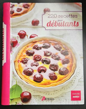 Livre de recettes "220 recettes pour débutants" – Éditions Artémis