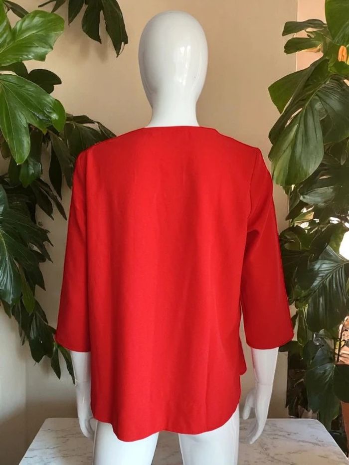 Blouse rouge - photo numéro 3