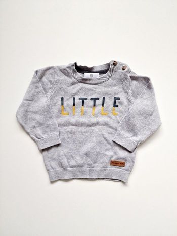 La Redoute - Pull manches longues, col rond - Little (12 mois)