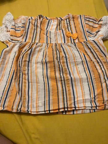 Tunique manches courtes fille 18 mois