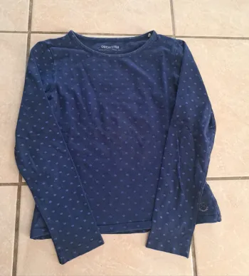 Tee shirt manches longues bleu 10 ans 👧 Orchestra en TBE