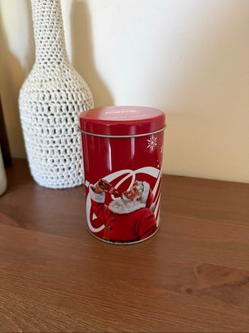 Boîte métal coca cola père Noel