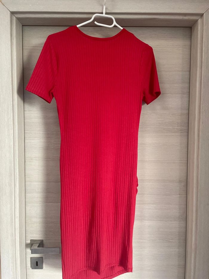 Robe de grossesse rouge - photo numéro 4