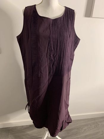 Robe violette prune Vintage T46/48 3XL/4XL