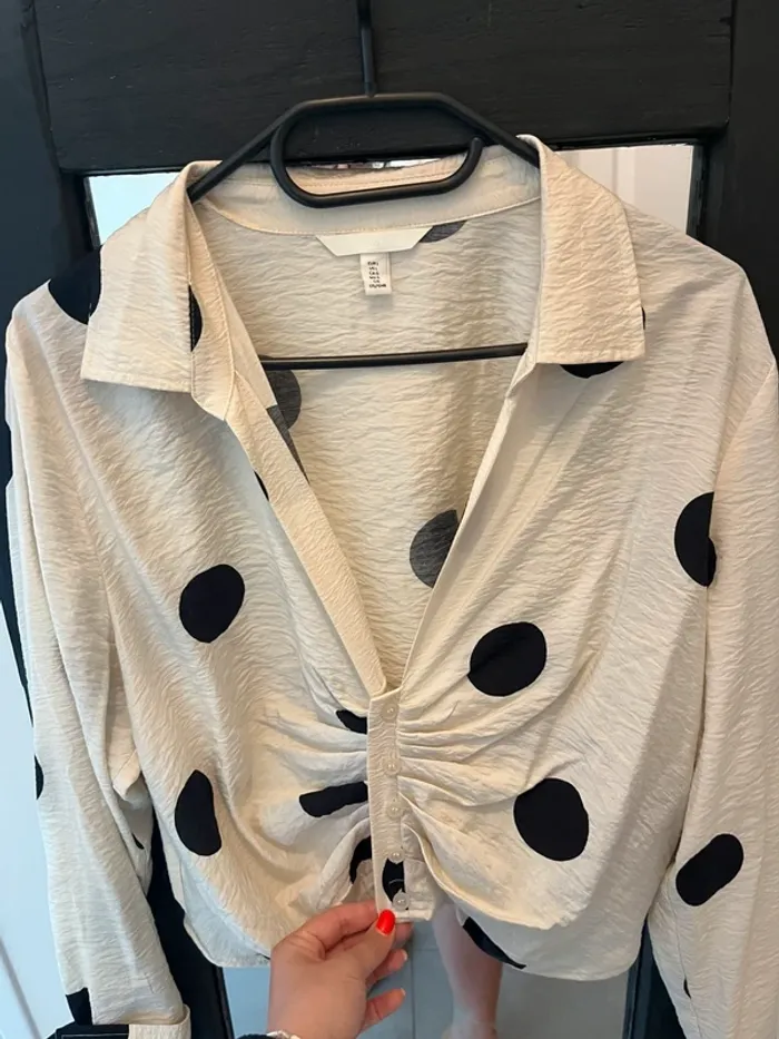 Blouse à pois - photo numéro 6
