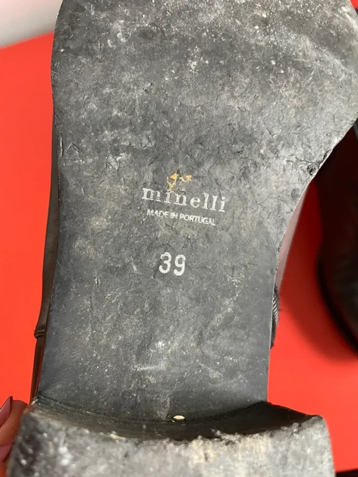 Bottines cuir noir - photo numéro 5
