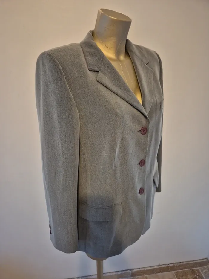 Blazer gris taille 44 - photo numéro 4