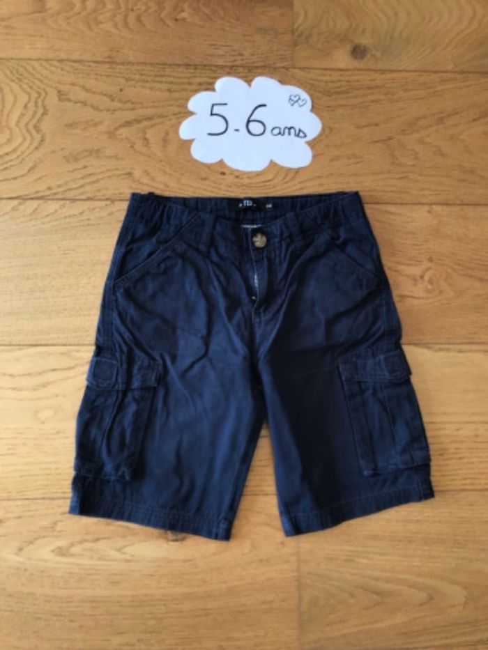 Bermuda bleu marine 5-6 ans Tex