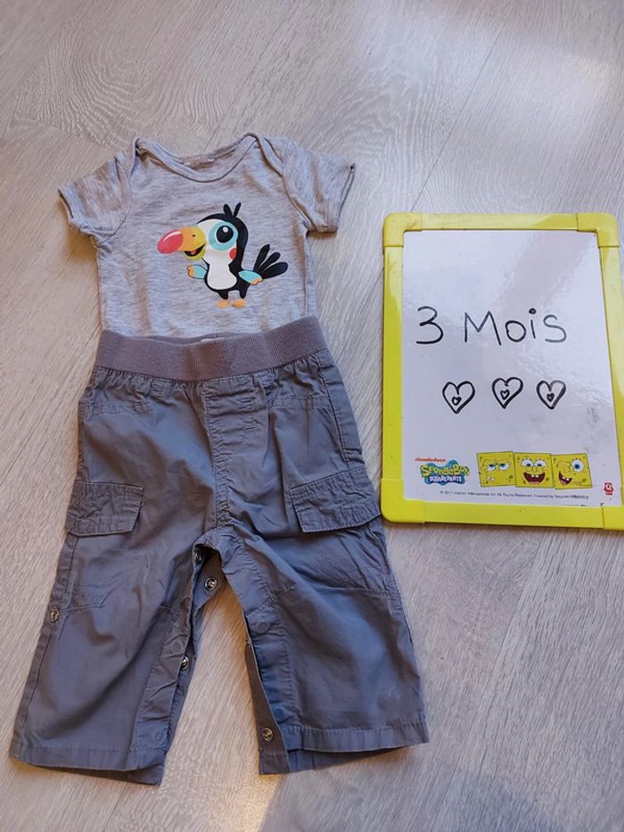 Ensemble toucan bébé 3 mois