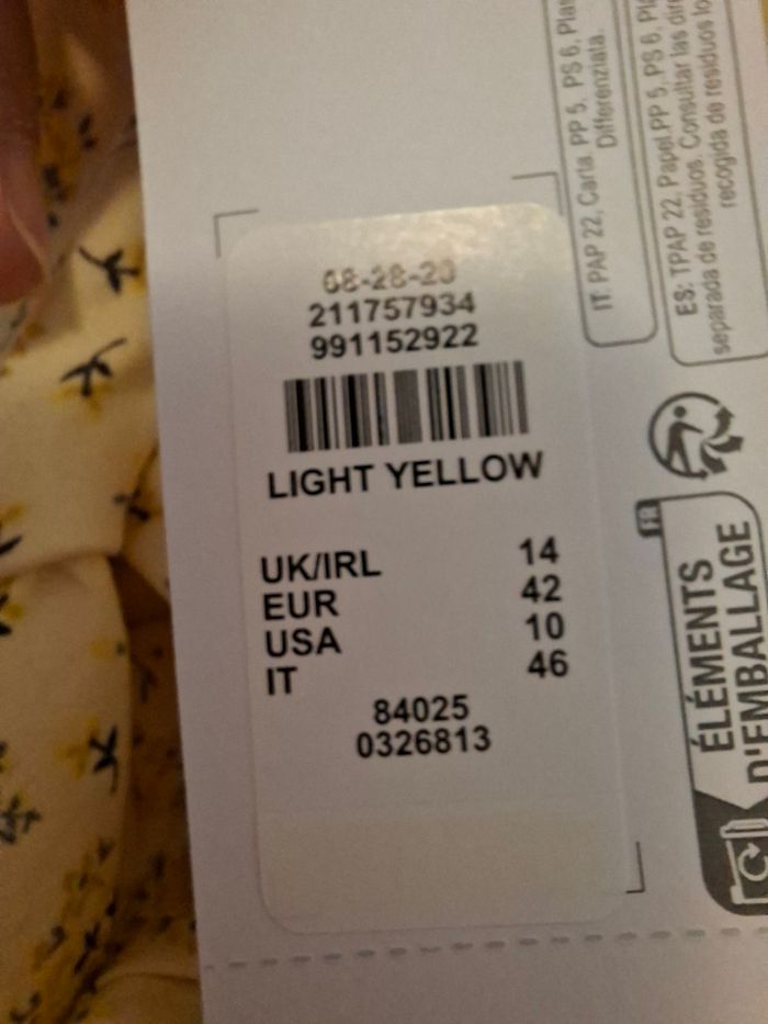 Robe jaune à fleurs - photo numéro 6