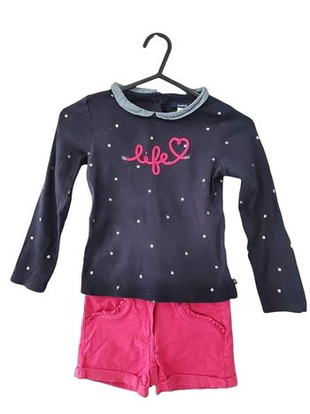 5 ans ensemble teeshirt Okaïdi et short Knot so bad