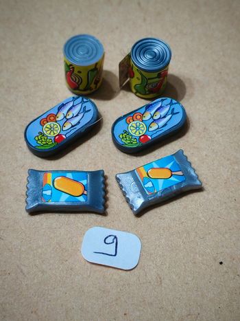 Playmobil nourriture boîte conserve sardine glaces