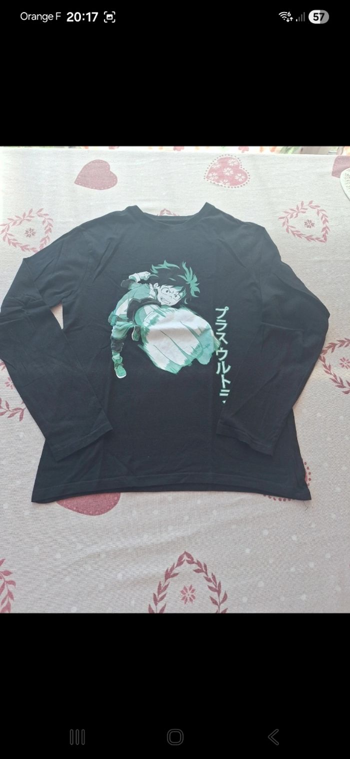 Tee-shirt manches longues My Hero Academia XXS