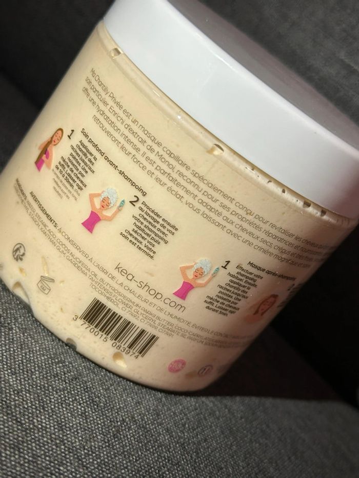 Masque KEA revitalisant chantilly - Cheveux secs, crépus ou frisés - 300 ml Neuf - photo numéro 4
