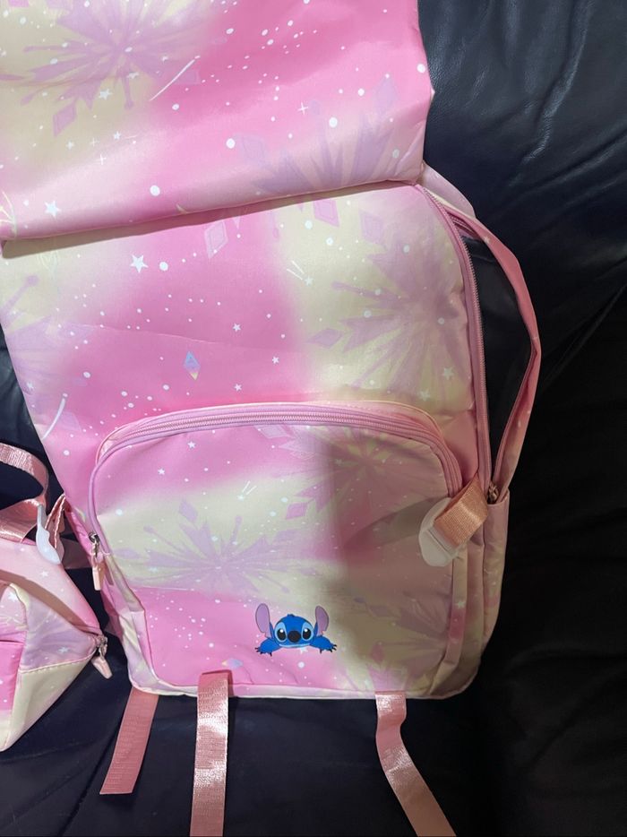 Stitch Cartable sac à dos trousse et sac isotherme - photo numéro 6