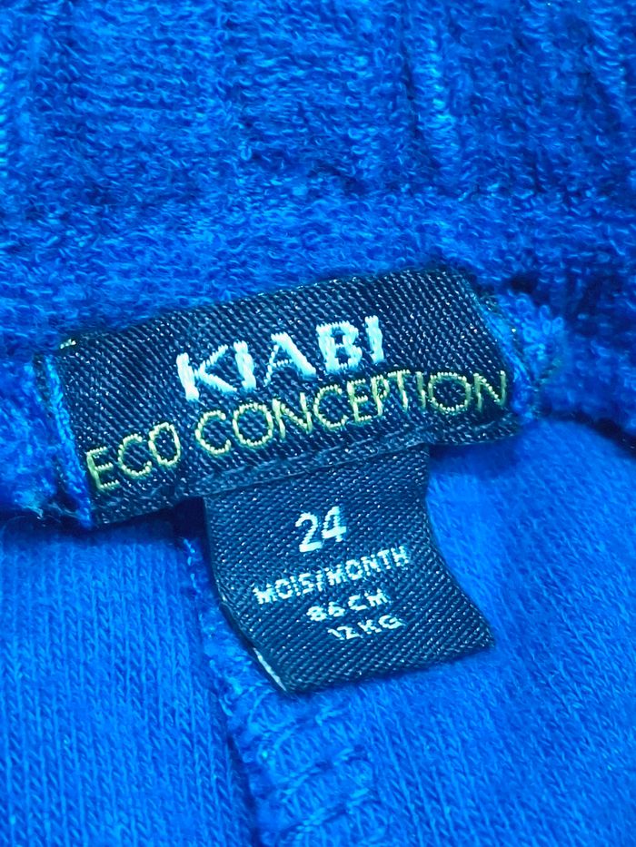 Short enfant garçon Kiabi – 24 mois / 2 ans – bleu foncé / nuit - photo numéro 2