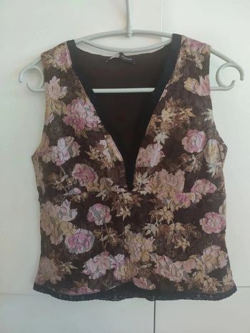 Laura Aime débardeur résille