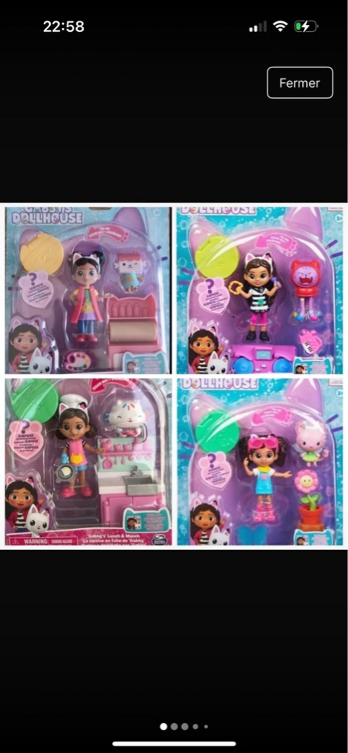 Lot de 4 sets Gabby et la maison magique - photo numéro 2